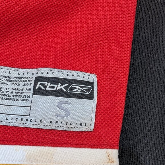 Reebok Men Calgary Flames NHL Authentic Pro Breakaway Hockey Home Jersey Size S - Picture 5 of 10